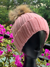 Load image into Gallery viewer, Beanie Child Single Pom Pom Pink

