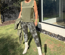 Load image into Gallery viewer, Channel Silky Camisole - Military Green (3 piece set available)