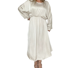 Load image into Gallery viewer, Snatched Waist Flattering Silky Sheath Dress