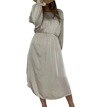 Load image into Gallery viewer, Snatched Waist Flattering Silky Sheath Dress