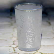 Load image into Gallery viewer, Moroccan Bomboniere Votive Tea Glass - Set of 6 (Frost Silver Swirl)
