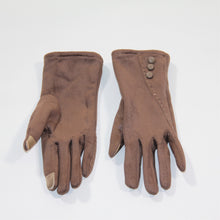 Load image into Gallery viewer, Glove Faux Suede Taupe
