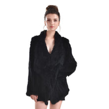 Load image into Gallery viewer, Jacket - Luxury soft rabbit fur - mid long Chocolate
