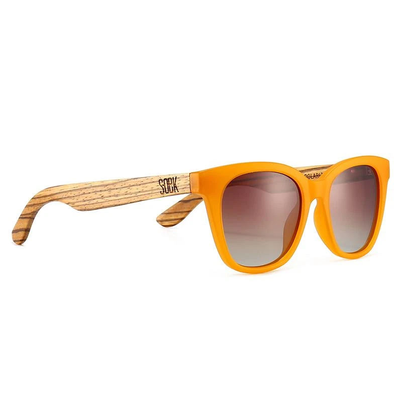 Sunglasses - LILA GRACE IVORY TORTOISE -  Brown Graduated Lens and White Maple Arms- Adult