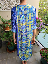 Load image into Gallery viewer, Summer Breeze Silky Maxi Embroidered Shift Dress