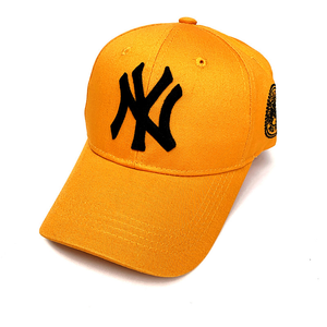 Hat - NY - Baseball Cap - Mustard