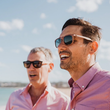 Load image into Gallery viewer, Sunglasses - Nomad-Black Polarised Lens with Rosewood Sunglasses - Adult