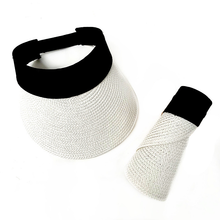 Load image into Gallery viewer, Hat - Roll Up Sun Visor - Tan