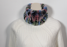 Load image into Gallery viewer, Scarf Luxury Soft Neck Warmer or Head band Purple Pink
