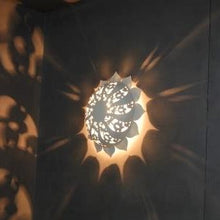 Load image into Gallery viewer, Wall Light - Sun Flower Shape - Matte White
