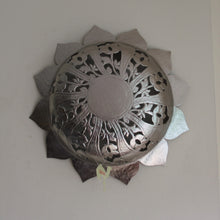Load image into Gallery viewer, Wall Light - Sun Flower Shape - Matte Silver