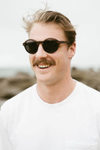 Load image into Gallery viewer, Sunglasses - WANDERER - Oak wood Frame with Black Polarised Lens