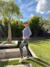 Load image into Gallery viewer, Luna Jogger - Metalic print - every day jogger- Navy