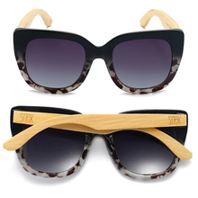 Load image into Gallery viewer, Sunglasses RIVIERA RED TORTOISE - Sustainable Wood Sunglasses with Brown Graduated Polarised Lens and Walnut Arms