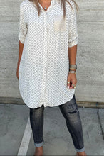 Load image into Gallery viewer, Longline Simple Summer Flattering Shirt Dress