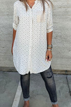 Load image into Gallery viewer, Longline Simple Summer Flattering Shirt Dress