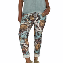 Load image into Gallery viewer, Trevi Pants-Cotton Stretch Jogger-Patchwork