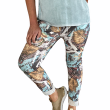 Load image into Gallery viewer, Trevi Pants-Cotton Stretch Jogger-Patchwork