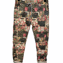 Load image into Gallery viewer, Trevi Pants-Cotton Stretch Jogger-Patchwork