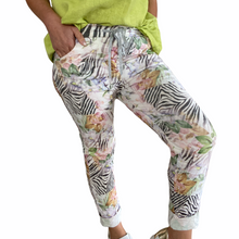Load image into Gallery viewer, Trevi Pants-Cotton Stretch Jogger-Patchwork