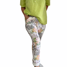 Load image into Gallery viewer, Trevi Pants-Cotton Stretch Jogger-Patchwork