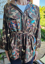 Load image into Gallery viewer, The Camo Cotton drawstring Light Weight Jacket
