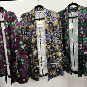 Murano Jacket - Floral Printed Relaxed Jacket