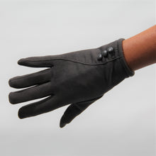 Load image into Gallery viewer, Glove Vegan Suede Grey Silk Route
