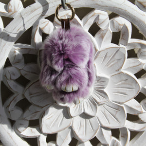 Keyrings - Rabbit -Purple Snow