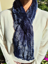 Load image into Gallery viewer, Scarf Luxury Soft Tie Scarf Navy
