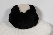 Load image into Gallery viewer, Scarf Luxury Soft Neck Warmer or Head band Black
