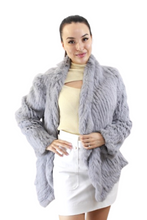 Load image into Gallery viewer, Jacket - Luxury soft rabbit fur - mid long Soft Brown
