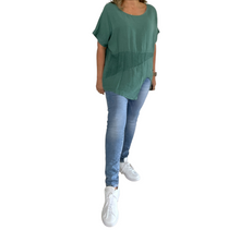 Load image into Gallery viewer, Shiek Shirt - Linen Asymmetrical
