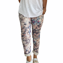 Load image into Gallery viewer, Trevi Pants-Cotton Stretch Jogger-Patchwork
