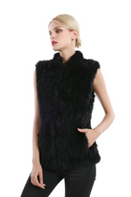 Load image into Gallery viewer, Rabbit Fur Vest - Straight - Military Green
